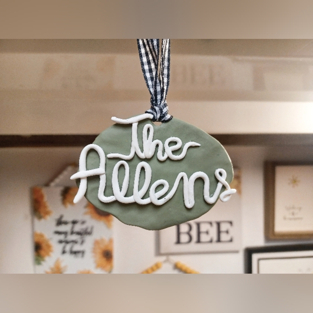 Personalized Cristmas Ornament Decor